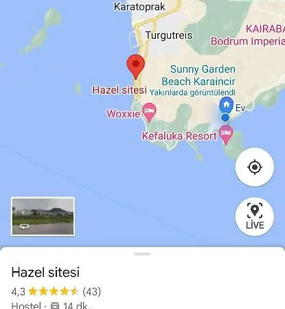 Turgutreis Bodrum, Denize Sifir, 2+1 Site Ici Apartamento